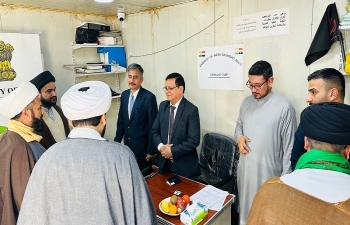 Embassy of India Baghdad organized a Consular Camp at Najaf Al Ashraf on 20.01.2024